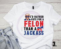 Vote for a Felon