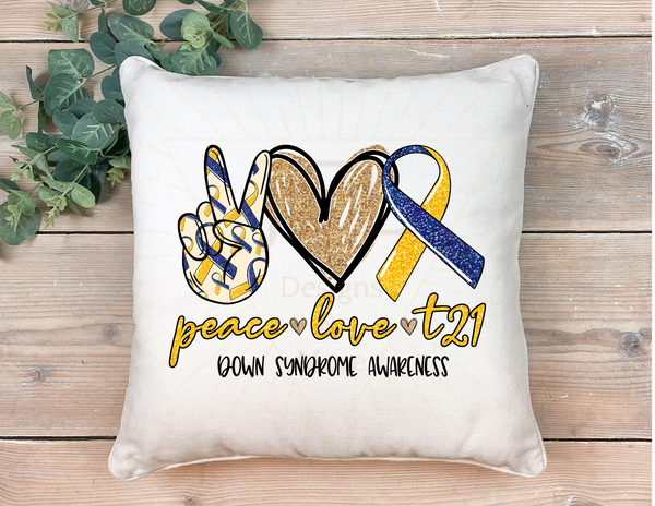 Peace Love t21- Decorative pillow