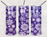 Christmas Snowflakes 20 oz tumbler