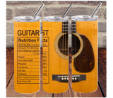 Guitarist 30 oz Skinny Straight tumbler