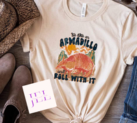 Be like an armadillo and roll with it