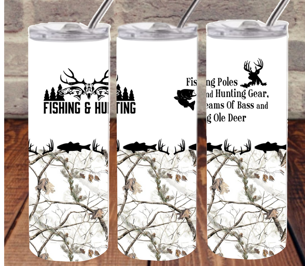 Hunting and Fishing tumbler