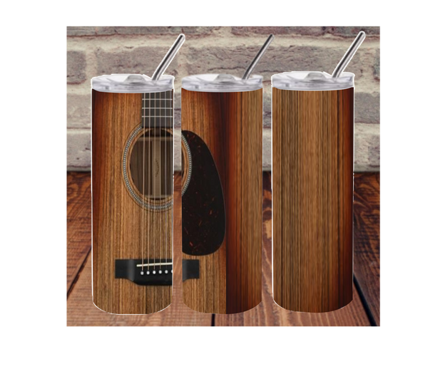 Guitar 20 oz tumbler