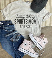 Busy doing sport mom things IP